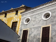 Fachadas de Cehegín, uno de los bellos pueblos que visitaremos. (Foto: Agus MC)