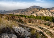 El Toril travertine natural ditch, close to the Balneario de Alicún de la Torre. Photo: Juergen Heitmann.