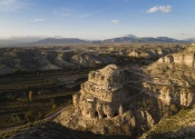 Castellón alto, site archéologique de l'age de bronze, près de Galera. Il s'agit d'un des nombreux site archéologiques qui jalonnent le séjour, depuis les premiers humains jusqu'aux vestiges d'Al-Andalou. Photo: JM Guillen.