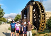 La hoya de Don García waterwheel, in the Ricote valley.