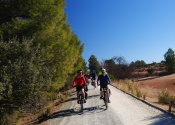 De camino a Cehegín, por la Vía Verde del Noroeste.