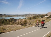 By the Alfonso XIII reservoir, towards Cieza.