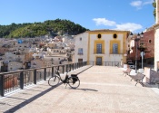 Enjoying views in medieval village of Moratalla. Day 5. © Alex Rodier